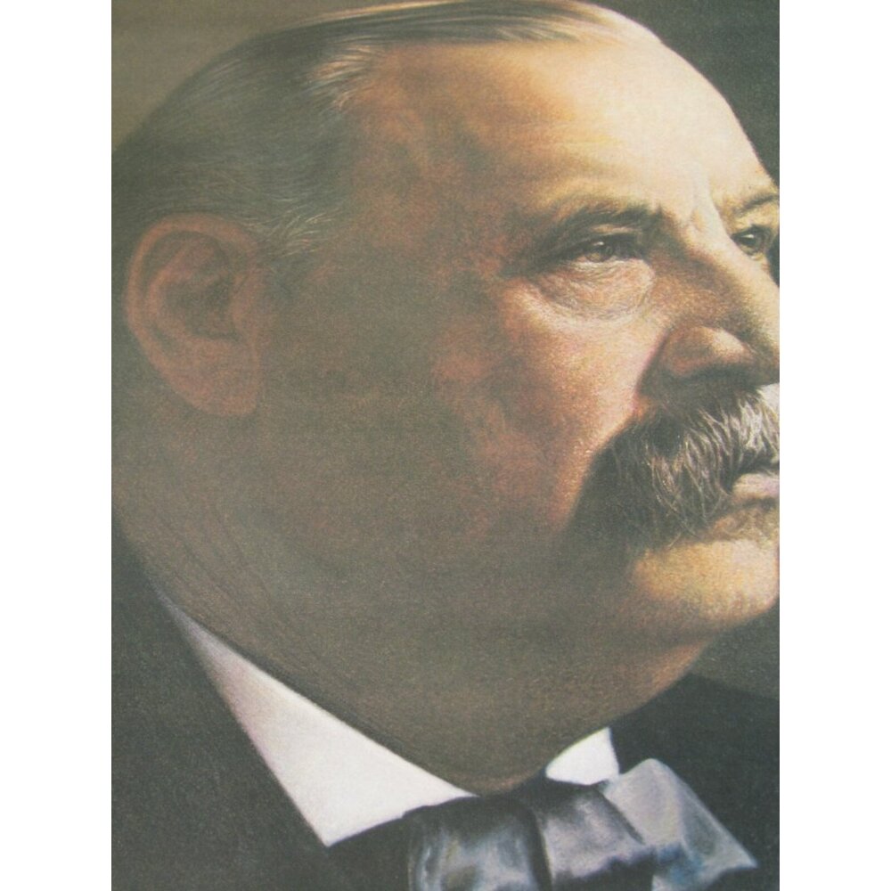 Vintage President Grover Cleveland Poster Print Sam J Patrick 52762